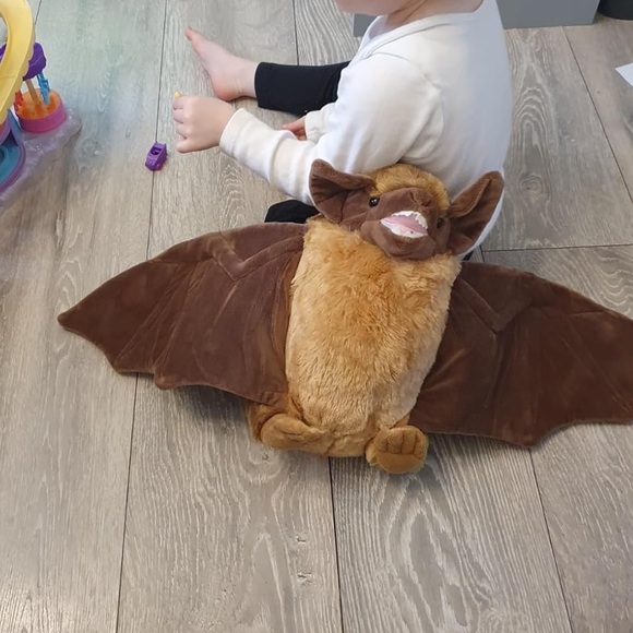 Wild Republic Brown Bat Plush Soft Toy - Picture 11 of 15